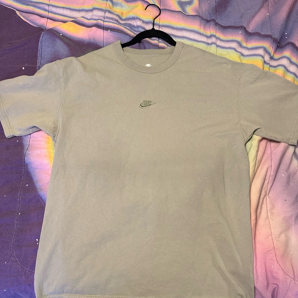 Nike Green Short Sleeve Tee “The Nike Tee”Classic Comfort, Loose Fit